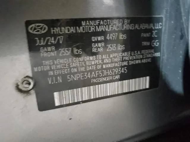 2018 HYUNDAI SONATA SPORT  