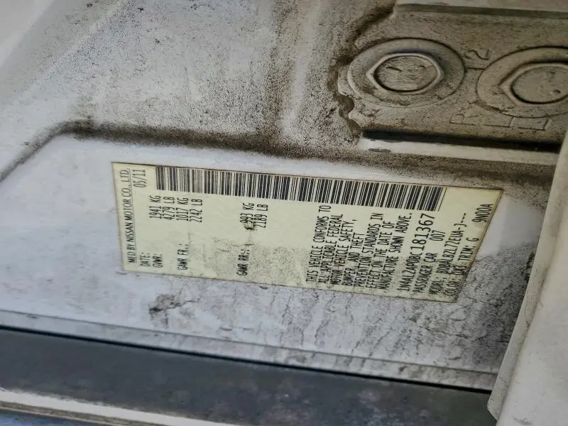 2011 NISSAN ALTIMA BASE  