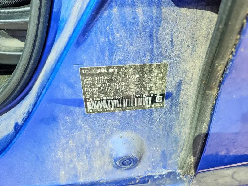 2016 HONDA FIT EX  