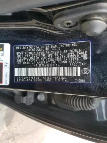 2017 TOYOTA CAMRY LE  