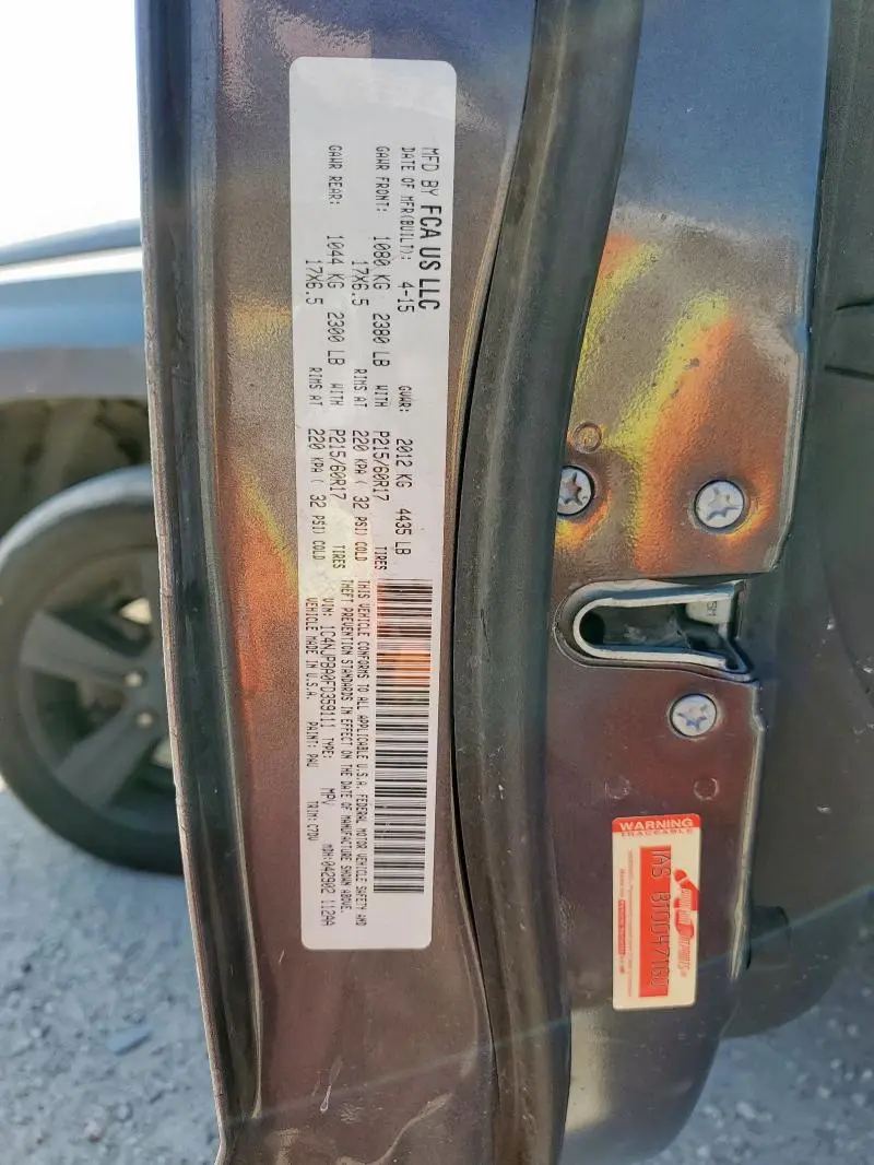 2015 JEEP PATRIOT SPORT  