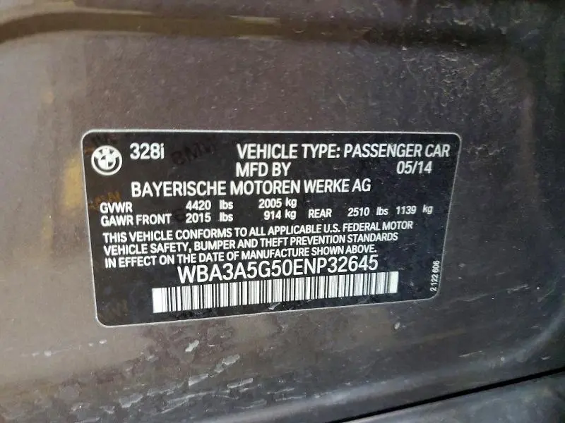 2014 BMW 328 I  