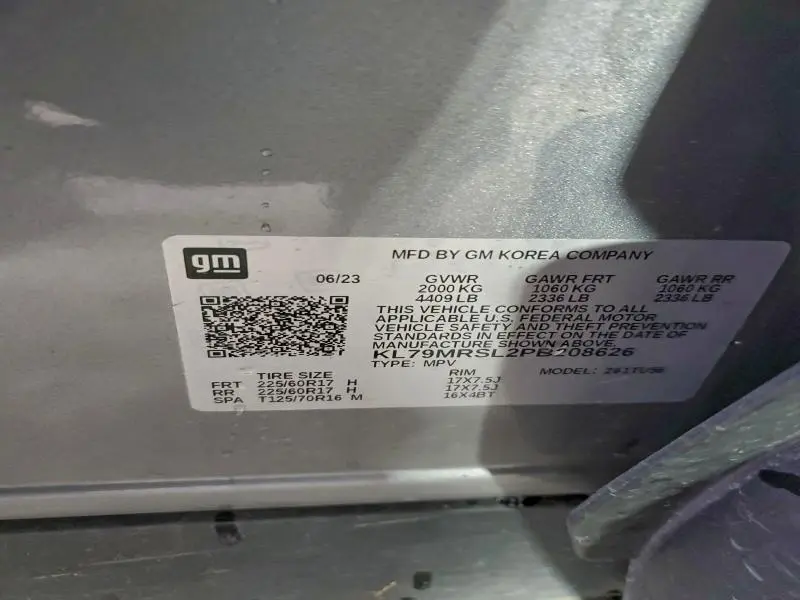 2023 CHEVROLET TRAILBLAZER LT  