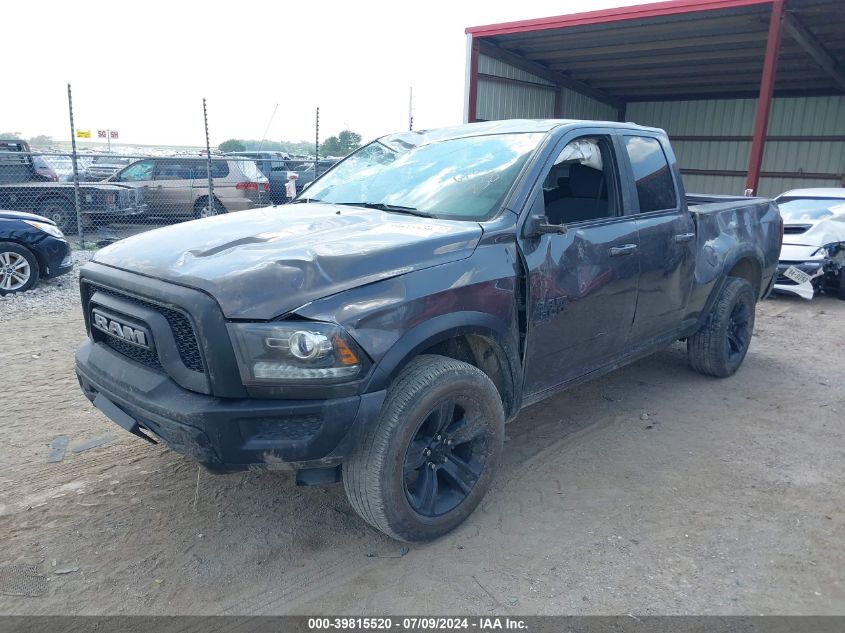 2022 RAM 1500 CLASSIC WARLOCK QUAD CAB 4X4 6'4 BOX