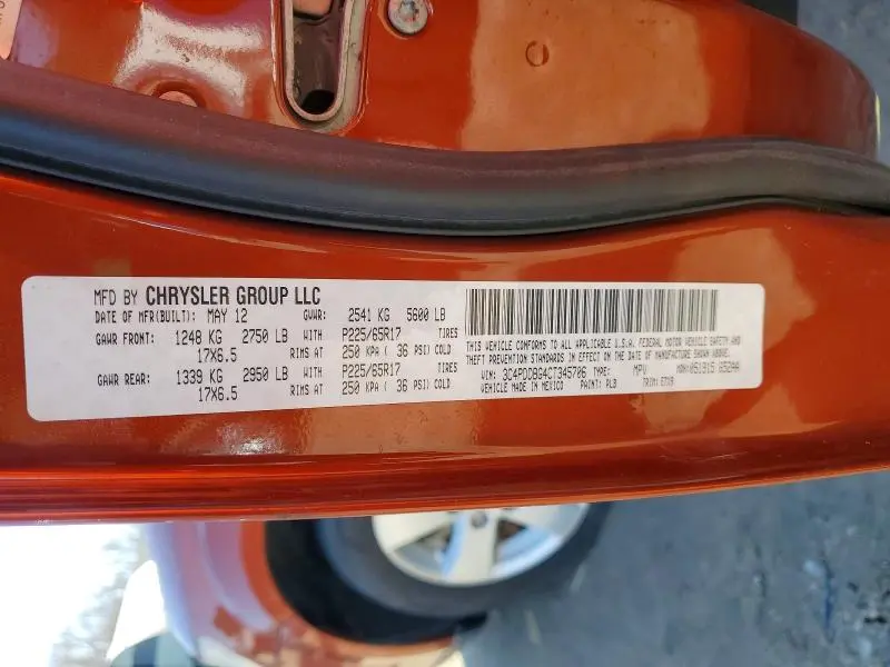 2012 DODGE JOURNEY SXT  