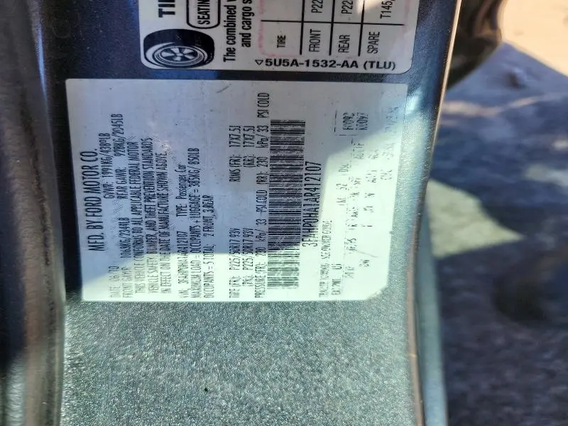 2010 FORD FUSION SE  
