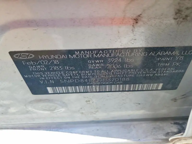 2018 HYUNDAI SONATA SEL  