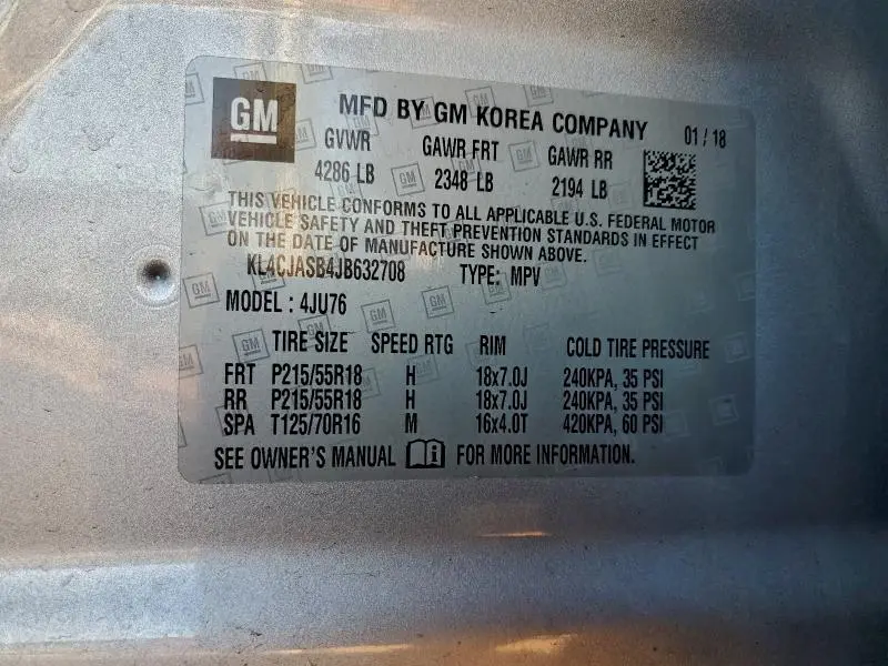 2018 BUICK ENCORE PREFERRED  