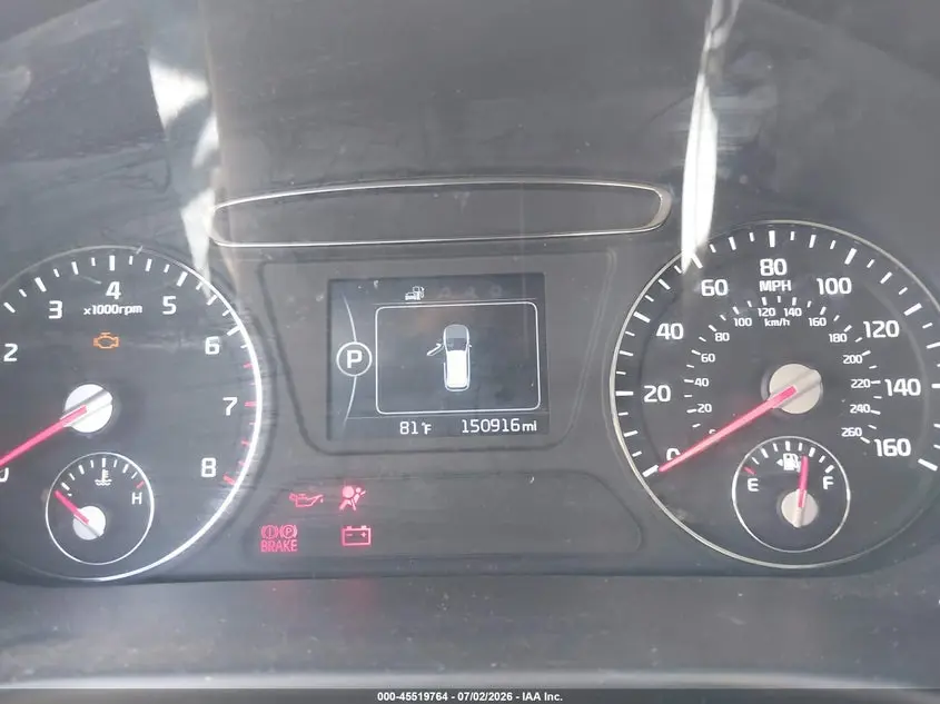 2016 KIA SORENTO 2.4L LX