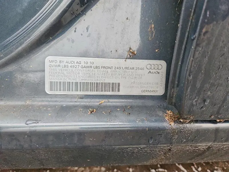 2011 AUDI A4 PREMIUM  