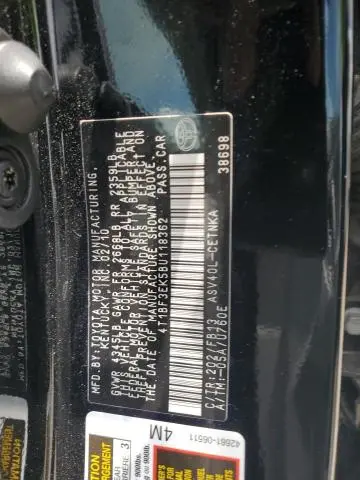 2011 TOYOTA CAMRY BASE  