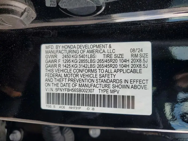 2025 HONDA PASSPORT EXL  