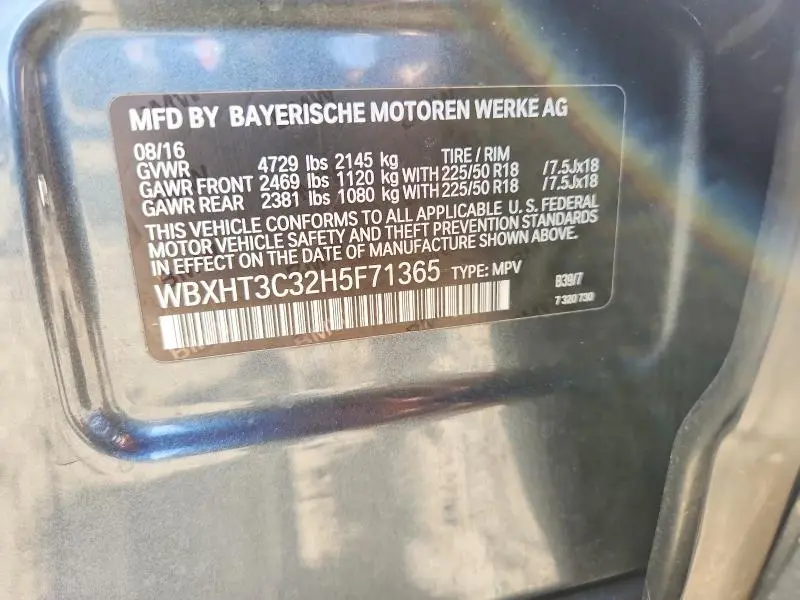 2017 BMW X1 XDRIVE28I  