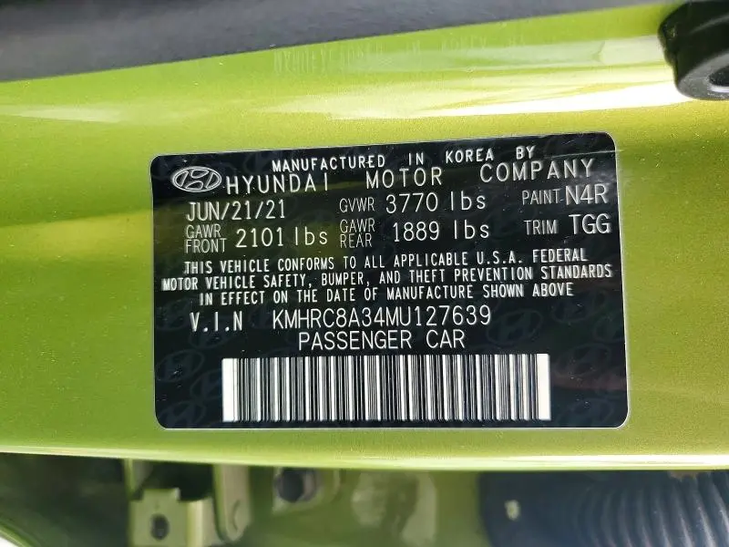 2021 HYUNDAI VENUE SEL  