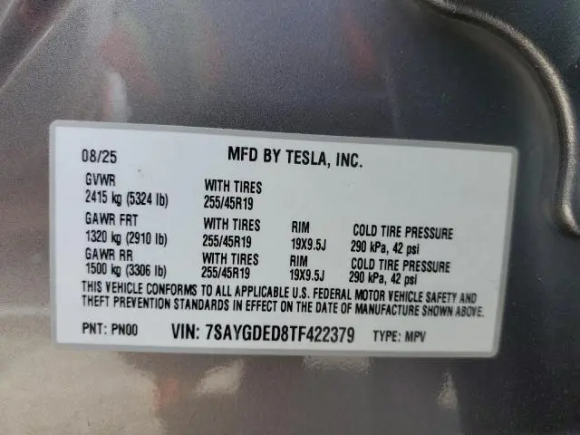2026 TESLA MODEL Y   
