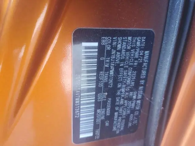 2021 NISSAN ROGUE SPORT S  