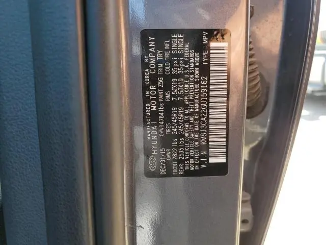 2016 HYUNDAI TUCSON LIMITED  