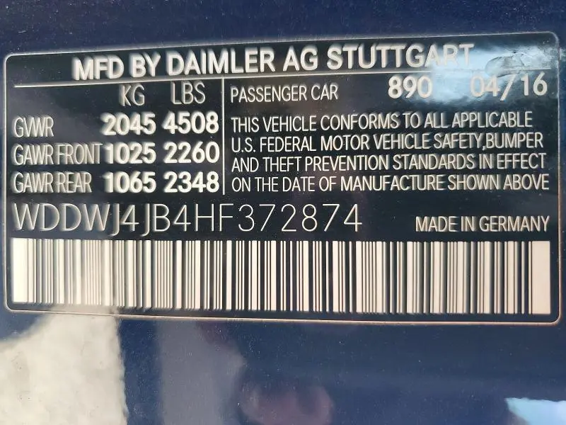 2017 MERCEDES-BENZ C 300  