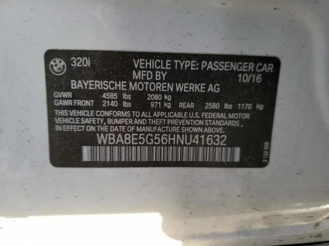 2017 BMW 320 XI
