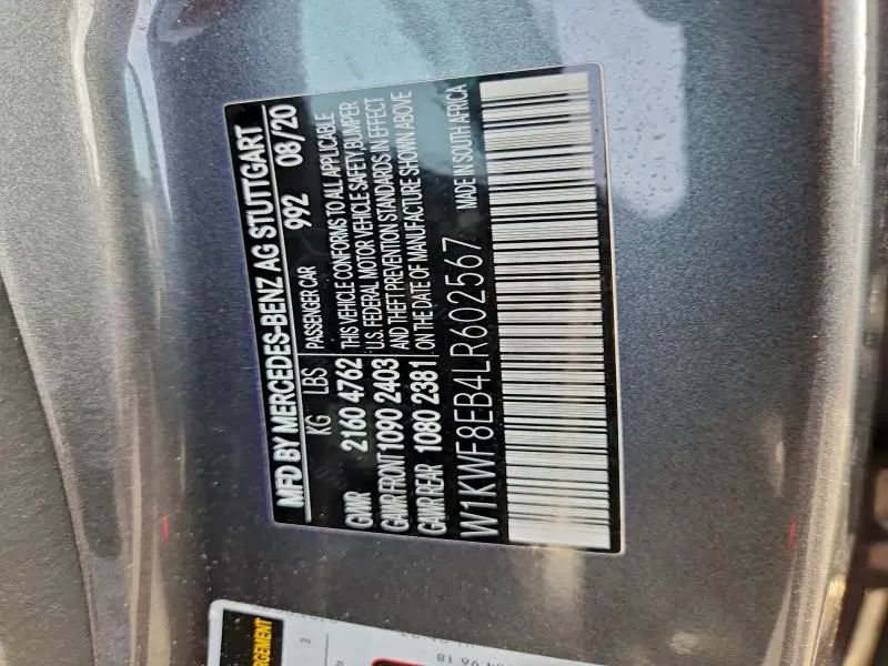 2020 MERCEDES-BENZ C 300 4MATIC  