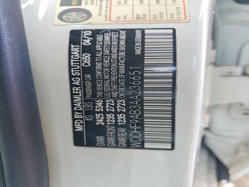 2010 MERCEDES-BENZ E 550 4MATIC  