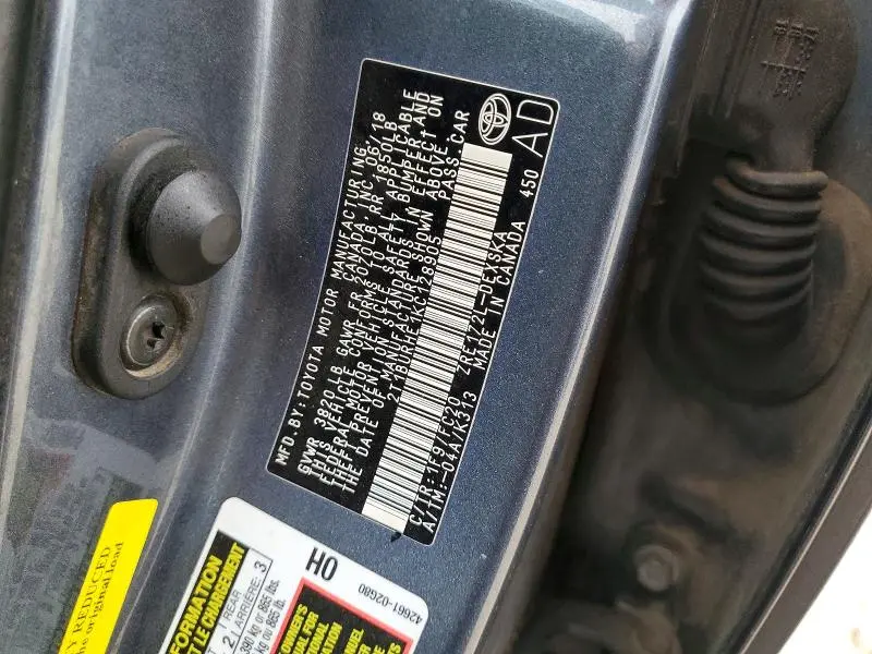 2019 TOYOTA COROLLA L  