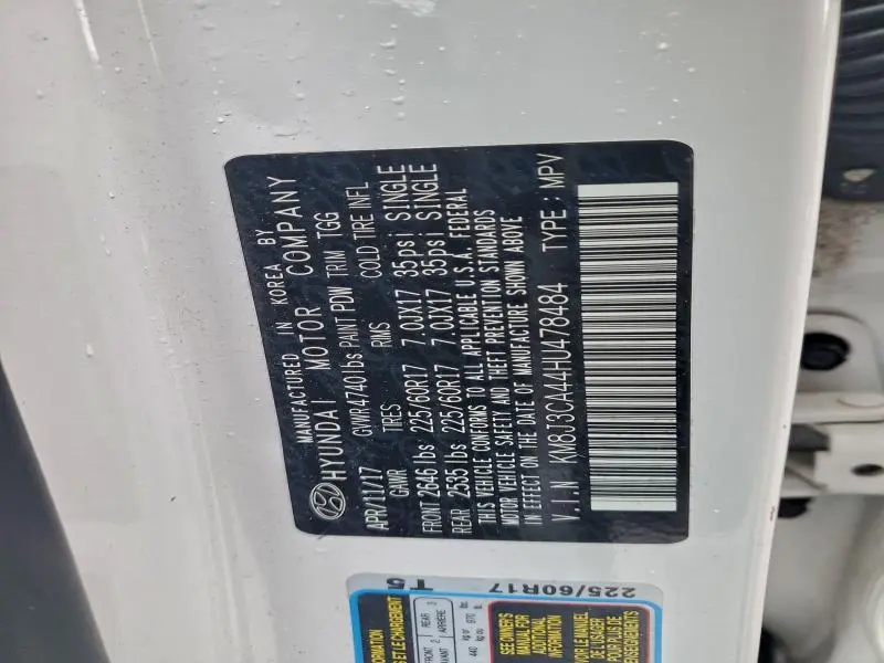 2017 HYUNDAI TUCSON LIMITED  