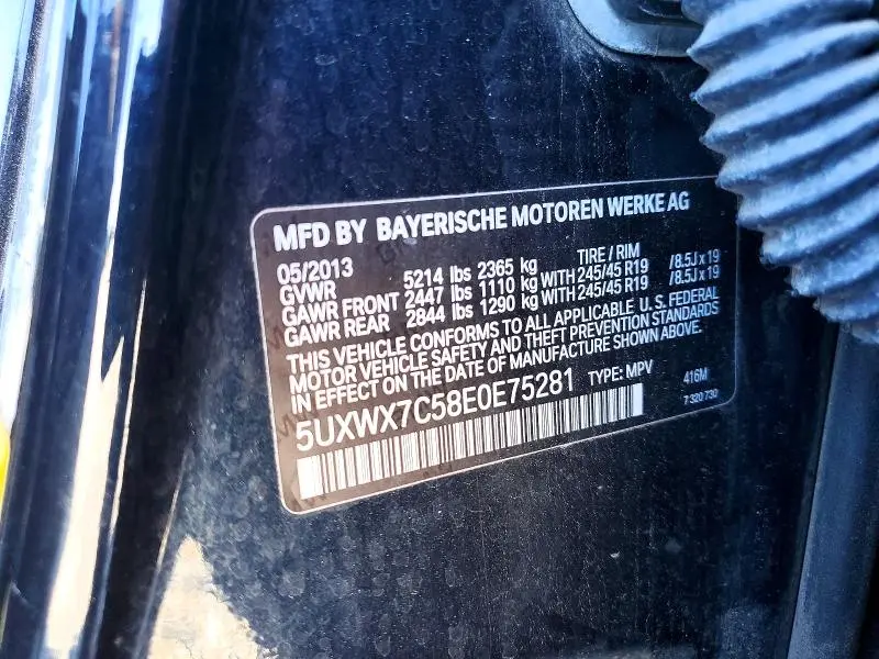 2014 BMW X3 XDRIVE35I  