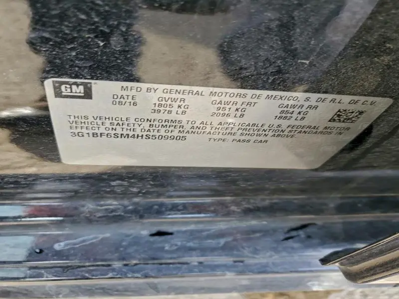 2017 CHEVROLET CRUZE PREMIER  