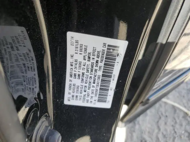 2014 HONDA ACCORD TOURING HYBRID