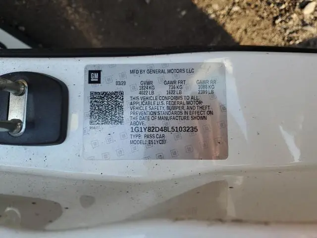 2020 CHEVROLET CORVETTE STINGRAY 3LT  