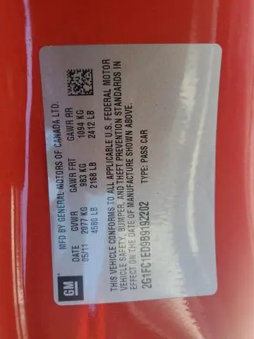 2011 CHEVROLET CAMARO LT  