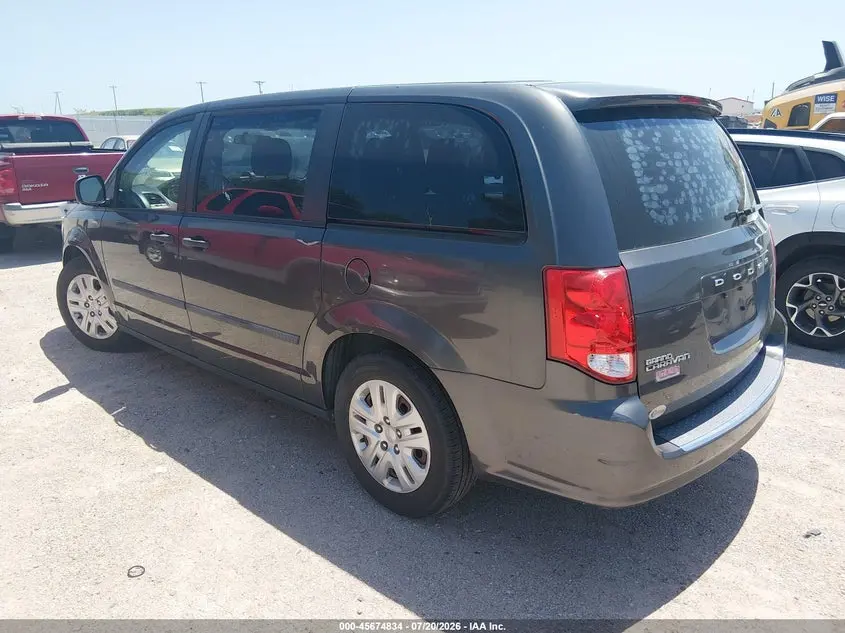 2016 DODGE GRAND CARAVAN AMERICAN VALUE PKG