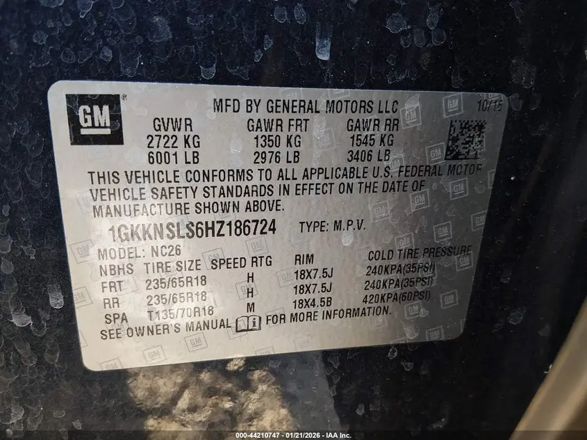 2017 GMC ACADIA SLE-2