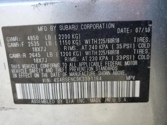 2019 SUBARU OUTBACK 3.6R LIMITED  