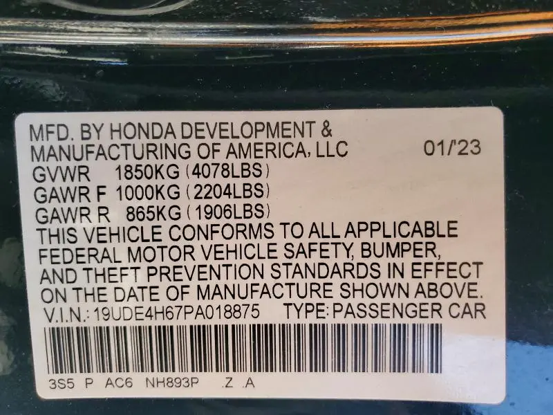 2023 ACURA INTEGRA A-SPEC TECH  