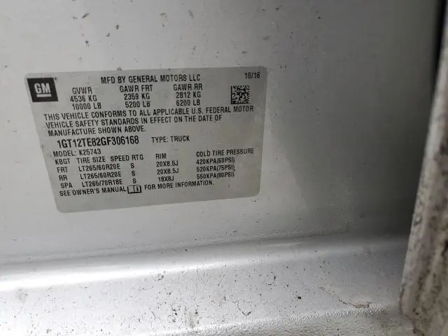 2016 GMC SIERRA K2500 SLT  