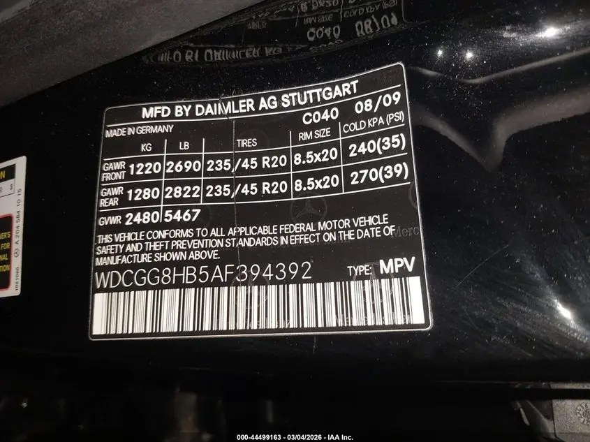 2010 MERCEDES-BENZ GLK 350 4MATIC