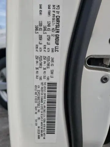 2013 DODGE JOURNEY SE  