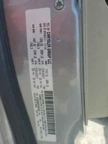 2015 DODGE GRAND CARAVAN SE  