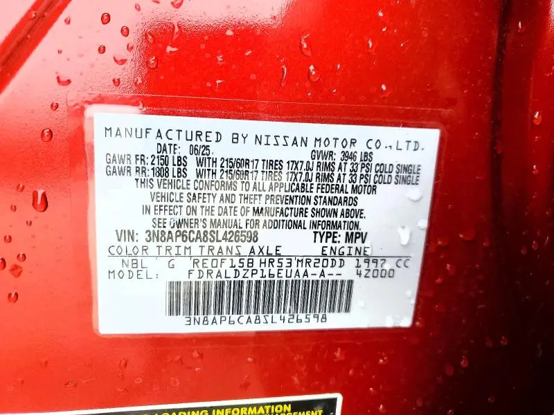 2025 NISSAN KICKS SV  