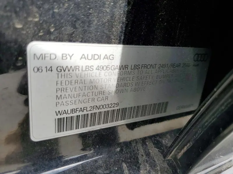 2015 AUDI A4 PREMIUM  