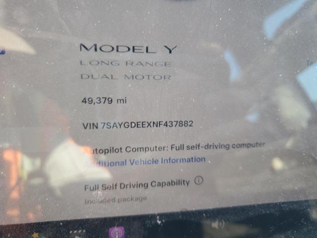 2022 TESLA MODEL Y 