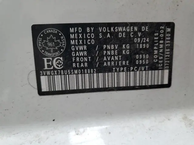 2025 VOLKSWAGEN JETTA SEL  