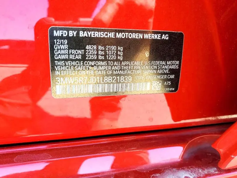 2020 BMW 330XI   