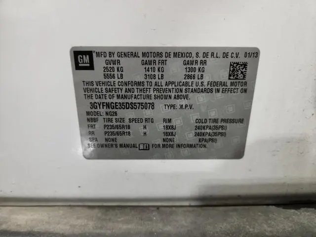 2013 CADILLAC SRX LUXURY COLLECTION  