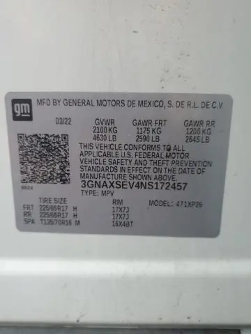 2022 CHEVROLET EQUINOX LS  
