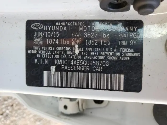 2016 HYUNDAI ACCENT SE  