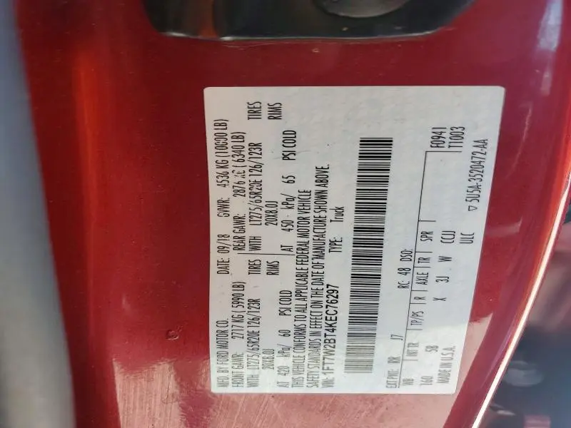 2019 FORD F250 SUPER DUTY  