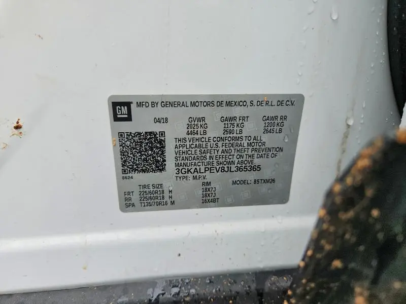2018 GMC TERRAIN SLT  